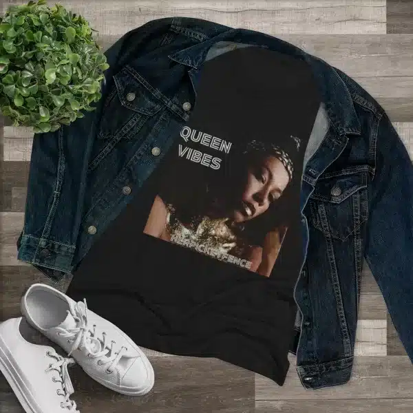 Women's Empowerment Tee- Queen Vibes - Image 4